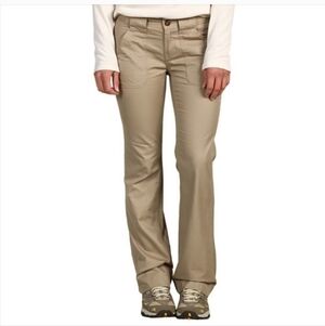 North Face 8 Women's Pants Straight Leg Tan Used